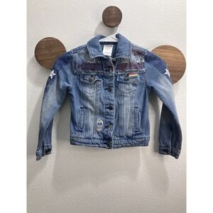 Disney Marvel America Chavez Denim Jacket Doctor Strange Youth Size Small